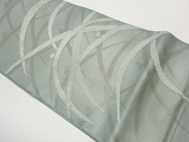 JAPANESE FUKURO OBI FOR SUMMER / WOVEN GRASS